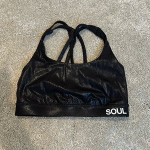Soulcycle x Lululemon energy bra NWT size 6 black